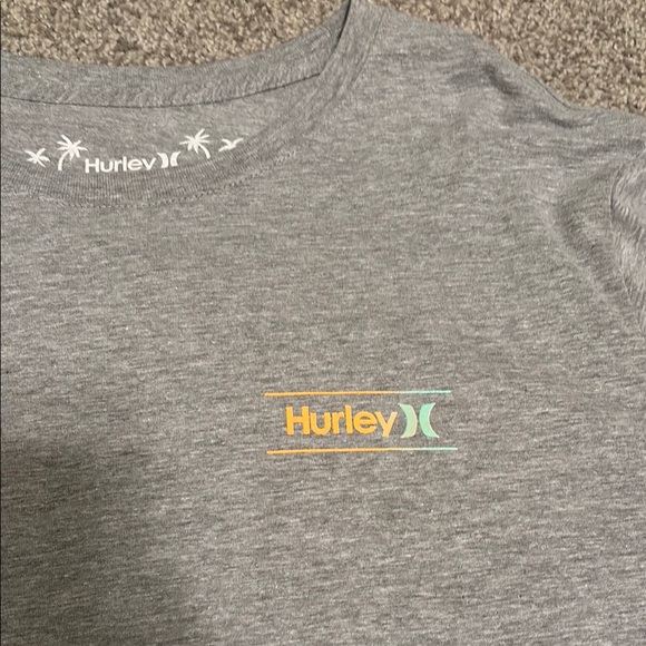 Hurley Mens Grey Long Sleeve Shirt - Picture 2 of 5